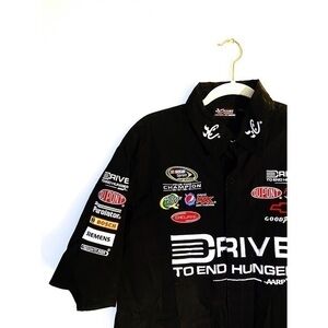 Chase Authentics Jeff Gordon Pit Crew Button Down Shirt